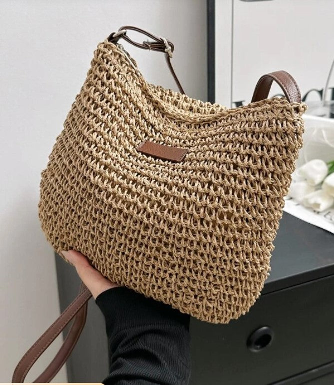 Straw handbags online crossbody