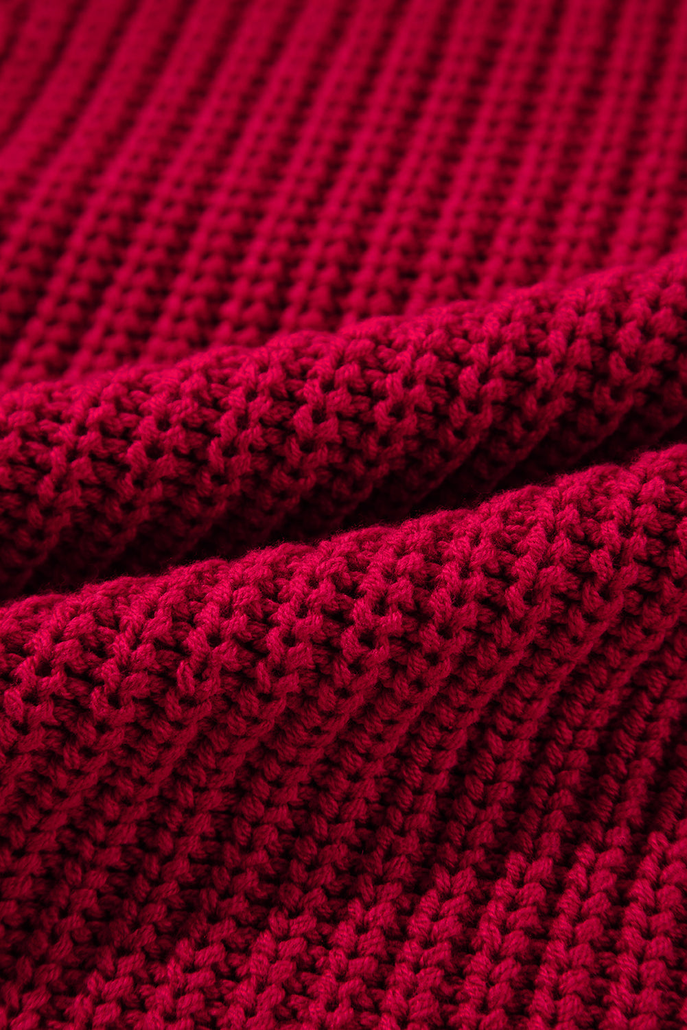 Fold Over Off-the-Shoulder Knit Sweater