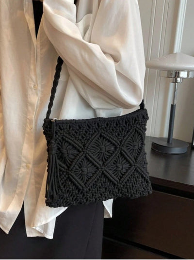 Boho Handwoven Beach Style Crossbody Bag