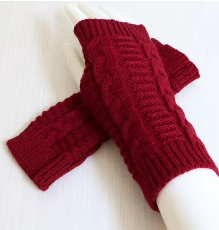 Warm Winter Fingerless Gloves