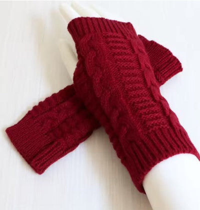 Warm Winter Fingerless Gloves