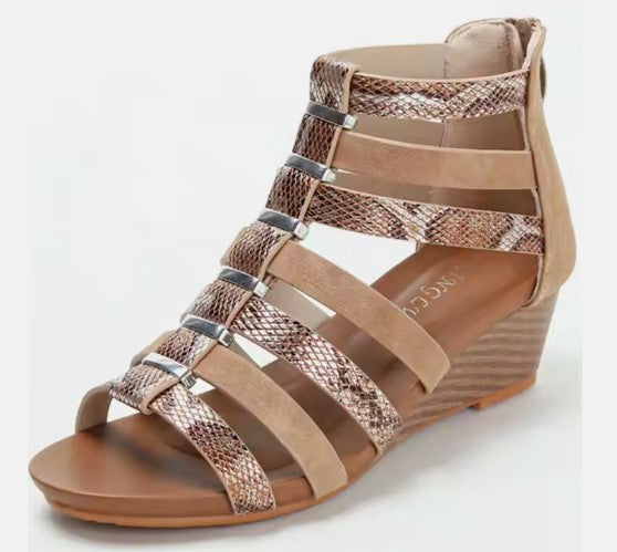 Ladies Summer Wedge Heel Roman Platform Sandals