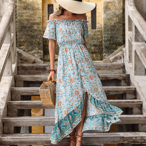 Elegant Beach Floral Dress Bohemian Dress