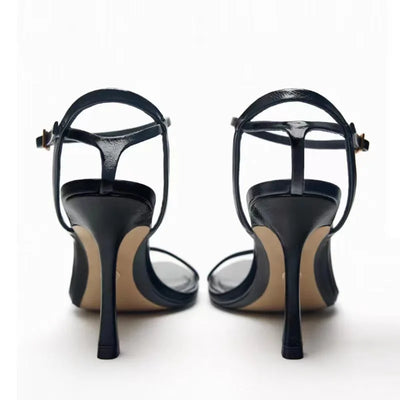 Pointed Toe Fashion Buckle Strap High Heel Sandals